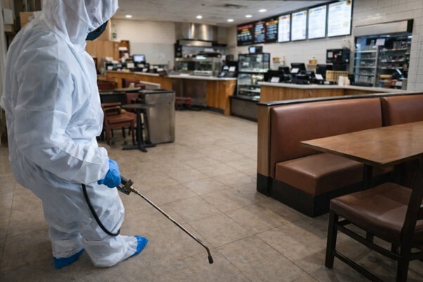 Commercial pest control workers ready to explain to you why you need a commercial pest control service.