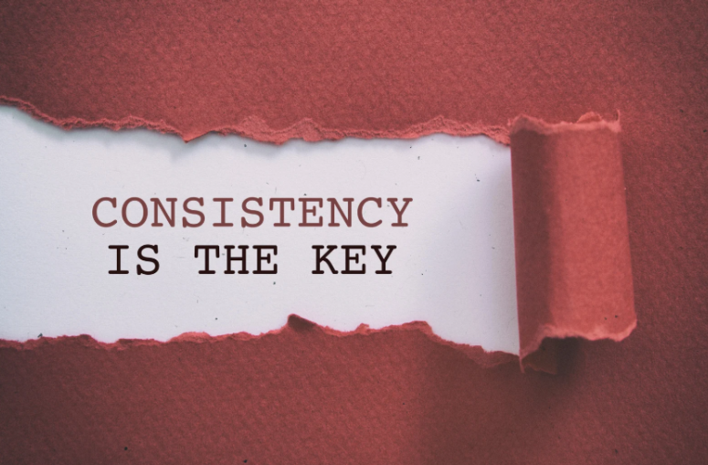 A ripped piece of paper revealing the words “consistency is the key” in reference to the continuity of service after TUPE transfers in cleaning contracts.